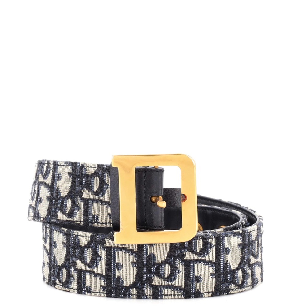 Christian Dior women’s belt diorquake large canvas size 70